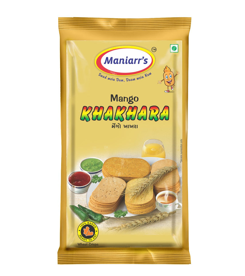 Maniarrs Gujarati Cuisine - Mix Flavour Combo Khakhra 16 Flavors In 16 Packs, 360 Grams (A1+A4)