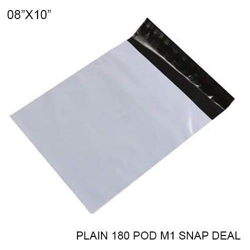 921 Tamper Proof Courier Bags(08X10 PLAIN 180 POD M1 SNAP DEAL) - 100 pcs