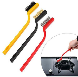 VaCalversPlastic Cleaning Tool Kit Combo (Medium, Multicolour)