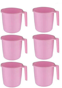 VaCalvers Bathroom Accessories & Organization - Deluxe Plastic Mug for Bathroom (12pcs)