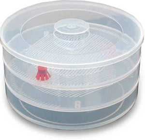 093 Plastic 3 Compartment Sprout Maker, White