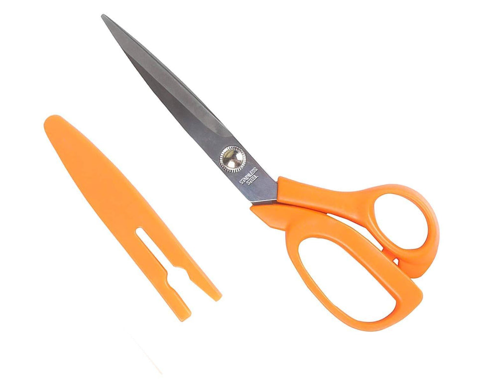 555 stainless Steel Scissors with Cover 8inch