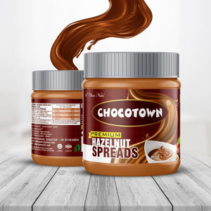 054 Chocotown Chocolate Spreads - Premium Hazelnuts Spreads - 350 gm