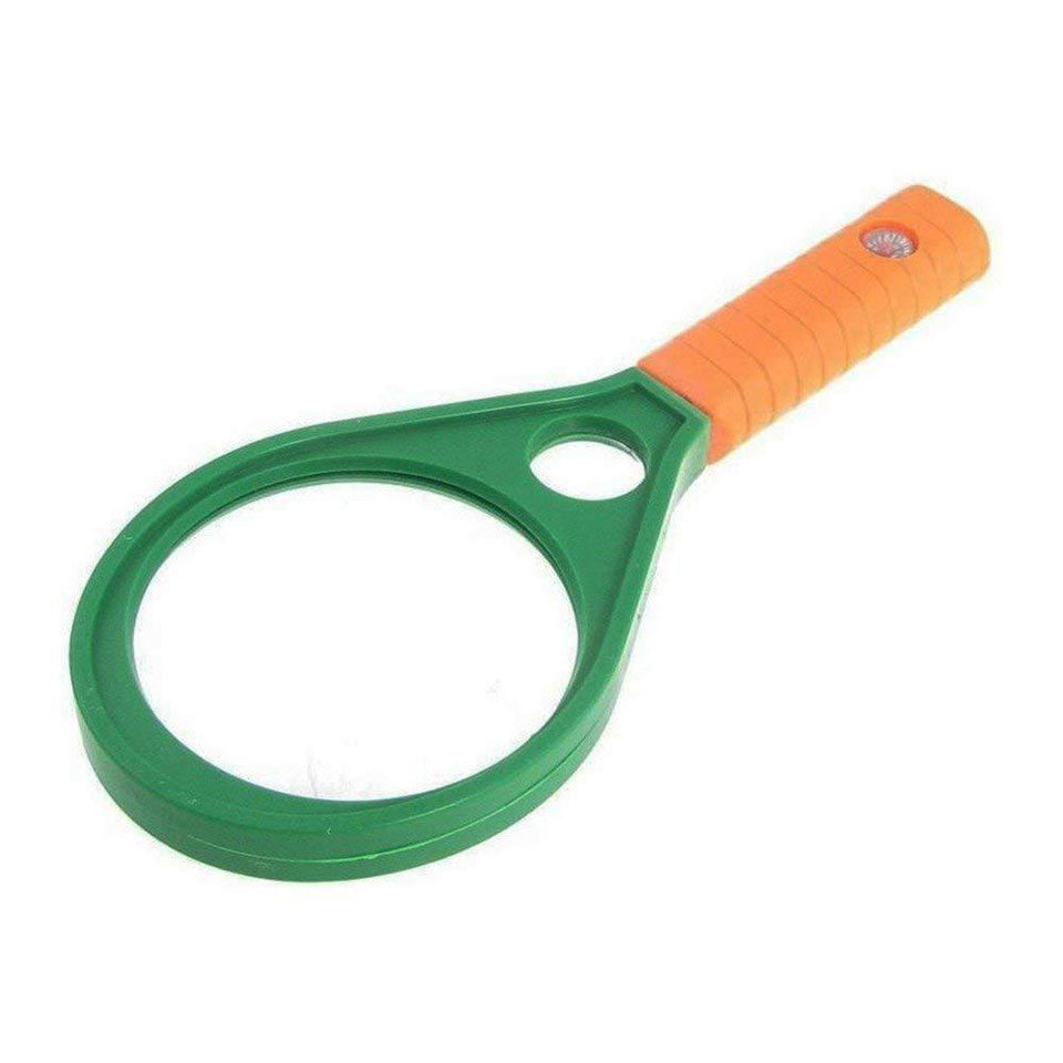 527 Hand-Held Optical Grade Magnifying Glass with Compass (90mm)