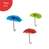 486_3pcs/set Cute Umbrella Wall Mount Key Holder Wall Hook Hanger Organizer Durable Wall hooks bathroom kitchen Umbrella Wall Hook