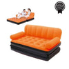 870 -5 in 1 Foldable Inflatable Multi Function Double Air Bed Sofa Chair Couch Lounger Bed Mattress with Air Pump