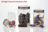598 3pcs Stone Jars Set (Big 1200ml, Medium 600ml & Small 250ml size)