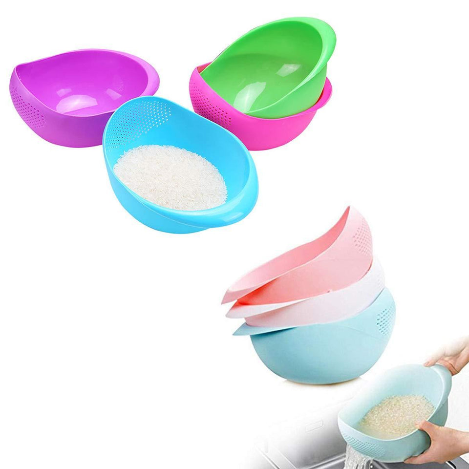 081 Plastic Colander Strainer (650ml, Multicolour)