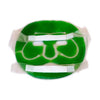 402 Plastic Reusable Anti Stress Cooling Gel Face Mask with Strap-on Velcro (Green)