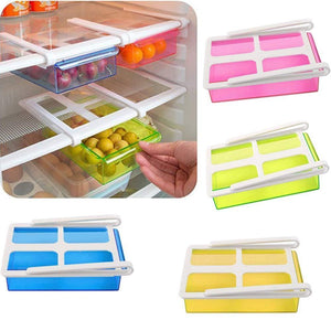 157 Fridge Space Saver Storage Sliding Drawer/Shelf (Fridge Storage Box)