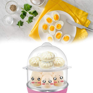 115 Multi-Function 2 Layer 14 Egg Cooker Boilers & Steamer