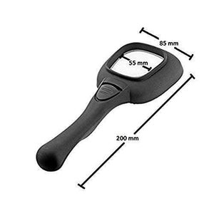 557 Hand Held Optical Grade Magnifying Glass with 6 LED Lights