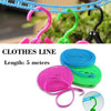 190 Clothesline Drying Nylon Rope with Hooks