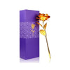 Effete Festival Gift Combo - Chocolicious Peanut 96gm with Golden Rose 10 INCHES with Carry Bag