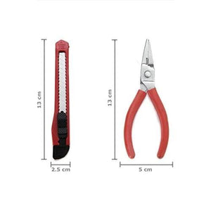 445 Steel Screw Driver, Cutter and Pliers Set