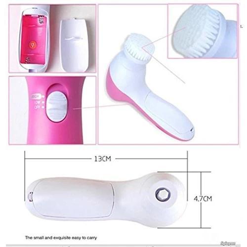 340 -5-in-1 Smoothing Body & Facial Massager (Pink)