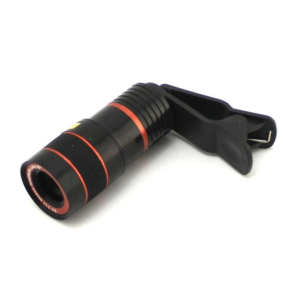 319 Clip-on 8X Optical Zoom Telescope Phone Camera Lens