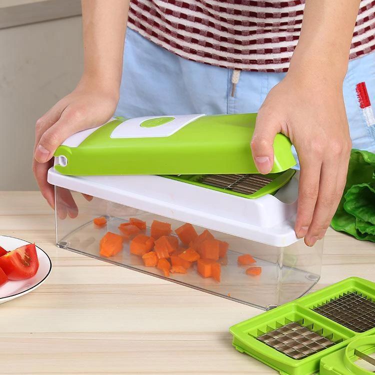 108 Multipurpose Vegetable and Fruit Chopper Cutter Greater Slicer 12 in 1