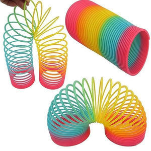 871 Rainbow Magic Slinky Spring Toy (Pack of 12)