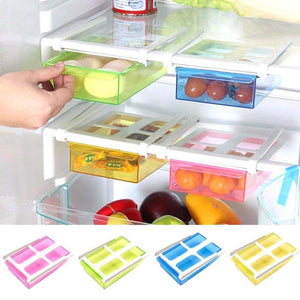 157 Fridge Space Saver Storage Sliding Drawer/Shelf (Fridge Storage Box)