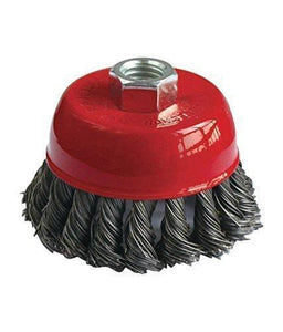 195 Wire Wheel Cup Brush (Black)