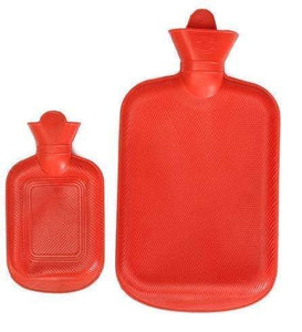 VaCalvers Hot Water Bag/Bottle plain Rubber Heating Pad (0.5 L and 1 L capacity, 2 pcs, Multi color)