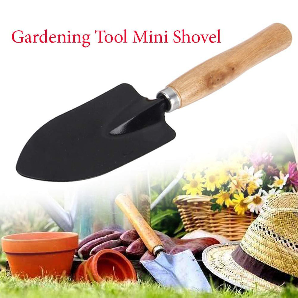 VaCalvers Gardening Tools kit Hand Cultivator, Small Trowel, Garden Fork (Set of 4)