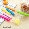 107 Multipurpose Food Snack Plastic Bag Clip Sealer (Multicolor) -12pc