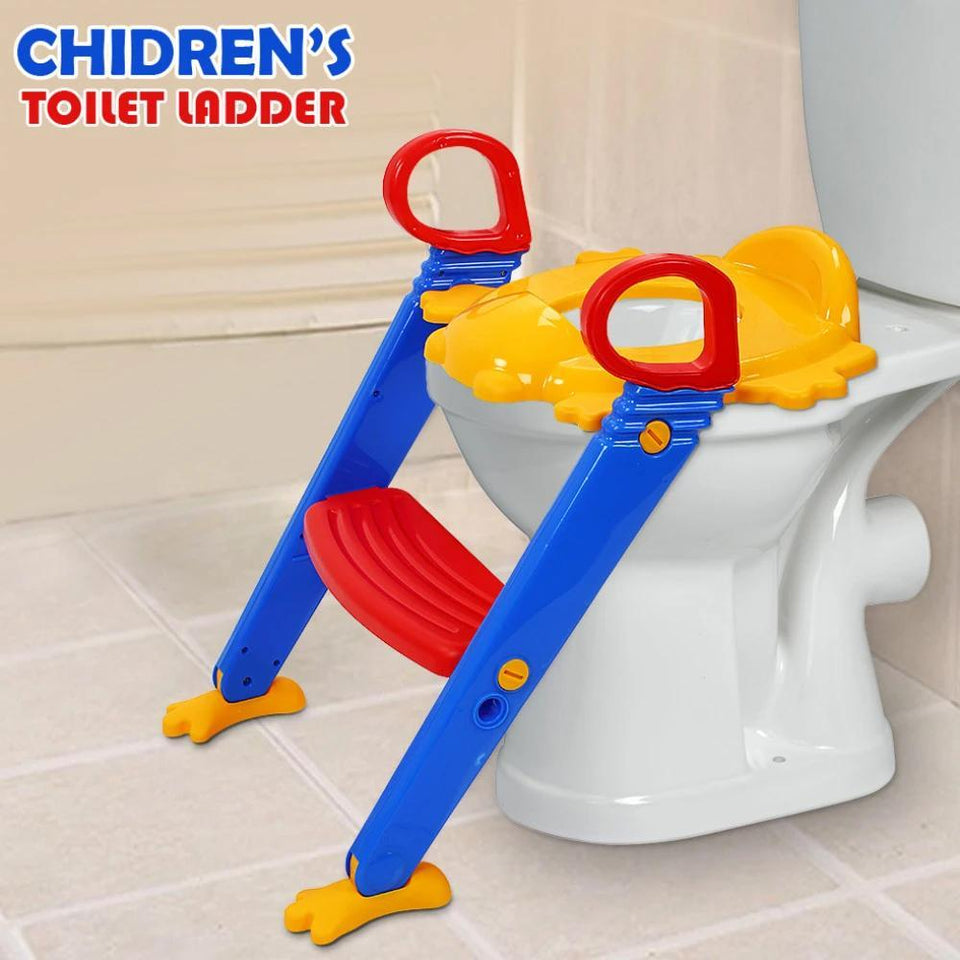 344 -3 in 1 Kids/Toddler Potty Toilet Seat with Step Stool Ladder (Multicolour)