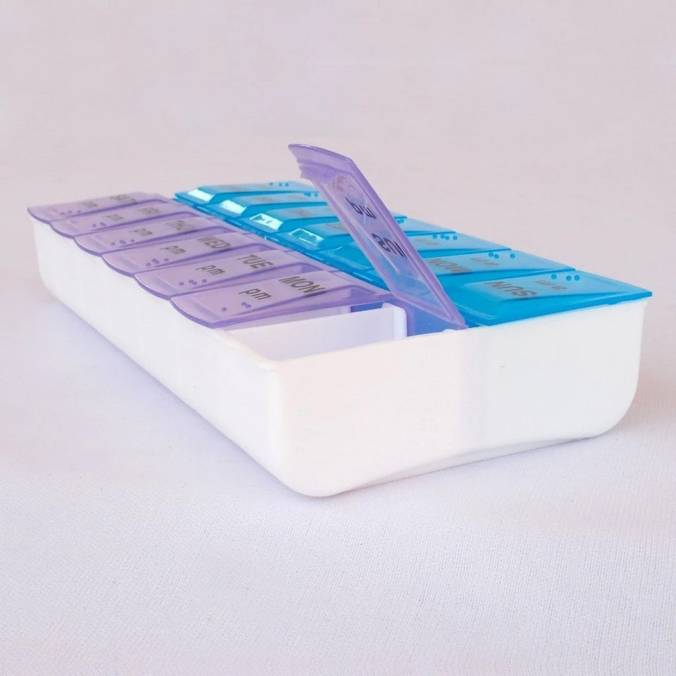 397 Tablet Pill Organizer Box With Snap Lids