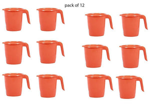 VaCalvers Bathroom Accessories & Organization - Deluxe Plastic Mug for Bathroom (12pcs)