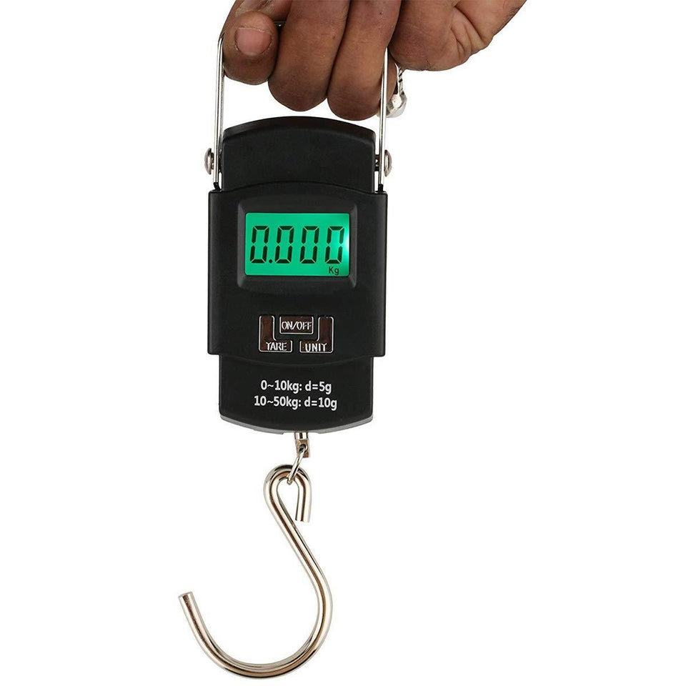 549 Digital Portable Hook Type Weighing Scale (50 kg, Multicolor)