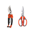 VaCalvers Gardening Combo - Tiger Garden Shears Pruners Scissor & & Household/Garden Scissor