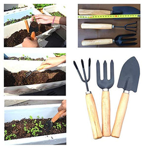 VaCalvers Gardening Hand Cultivator, Big Digging Trowel, Shovel & Garden Gloves with Claws for Digging & Planting