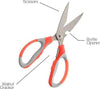 VaCalvers Gardening Combo - Premium Flower Cutter (Hedge Shears) & Household/Garden Scissor