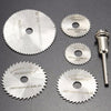 408 -6pcs Metal HSS Circular Saw Blade Set Cutting Discs for Rotary Tool