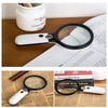 449 Handheld Reading Magnifier Glass 3X, 45X with 3 LED Lights for Reading/Maps/Watch Repair