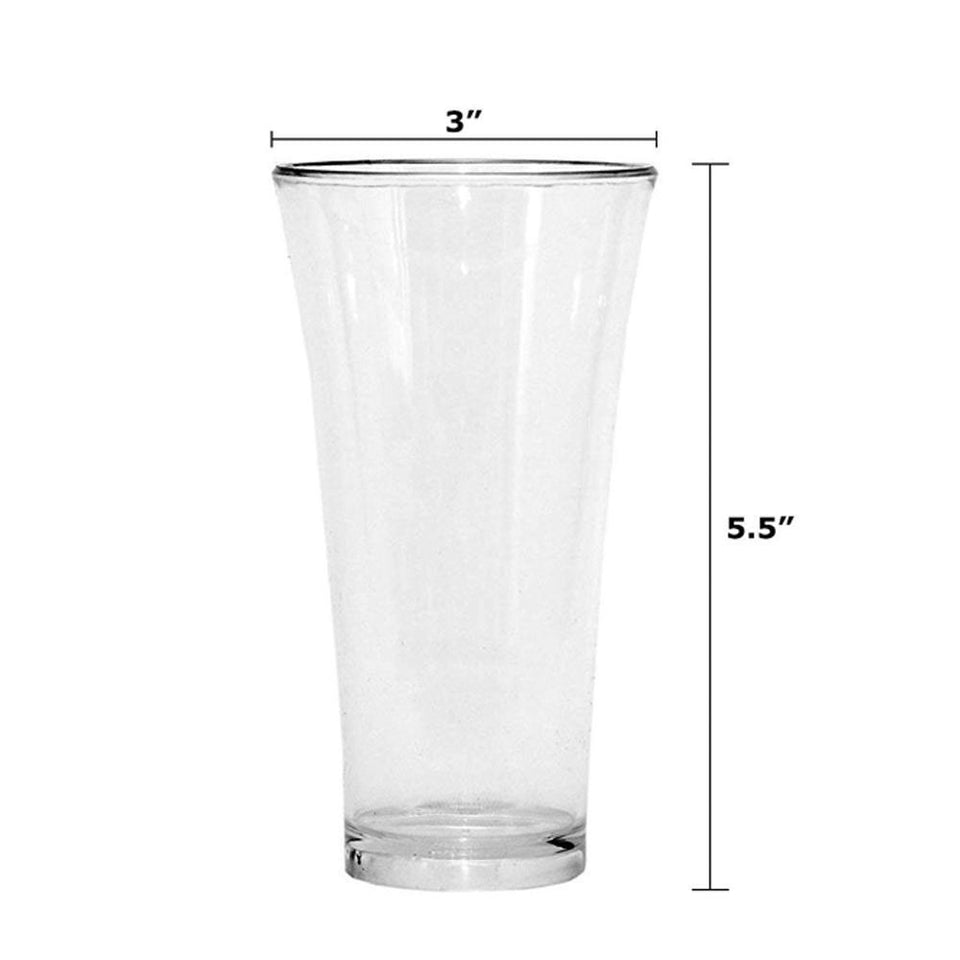 630 Stylish look Juicy Glass, Transparent Glasses Set 300ml (6pcs)