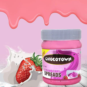 Chocotown Chocolate Spreads -Milk Spreads & Strawberry Spreads- 350 gm