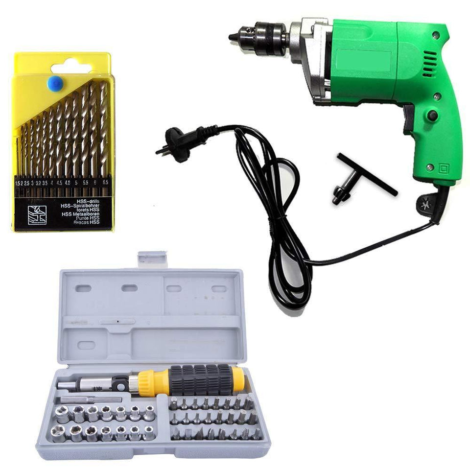 VaCalvers Metal Power Tool Kit (Multicolor, 55-Pieces)