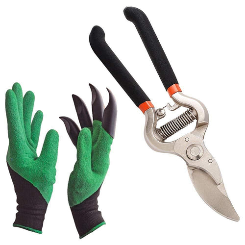 VaCalvers Gardening Tools - Gardening Gloves and Flower Cutter/Scissor/Pruners