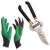 VaCalvers Gardening Tools - Gardening Gloves and Flower Cutter/Scissor/Pruners