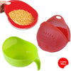 VaCalvers Kitchen combo - Plastic Servig Bowl Set (3pcs, Multicolor)