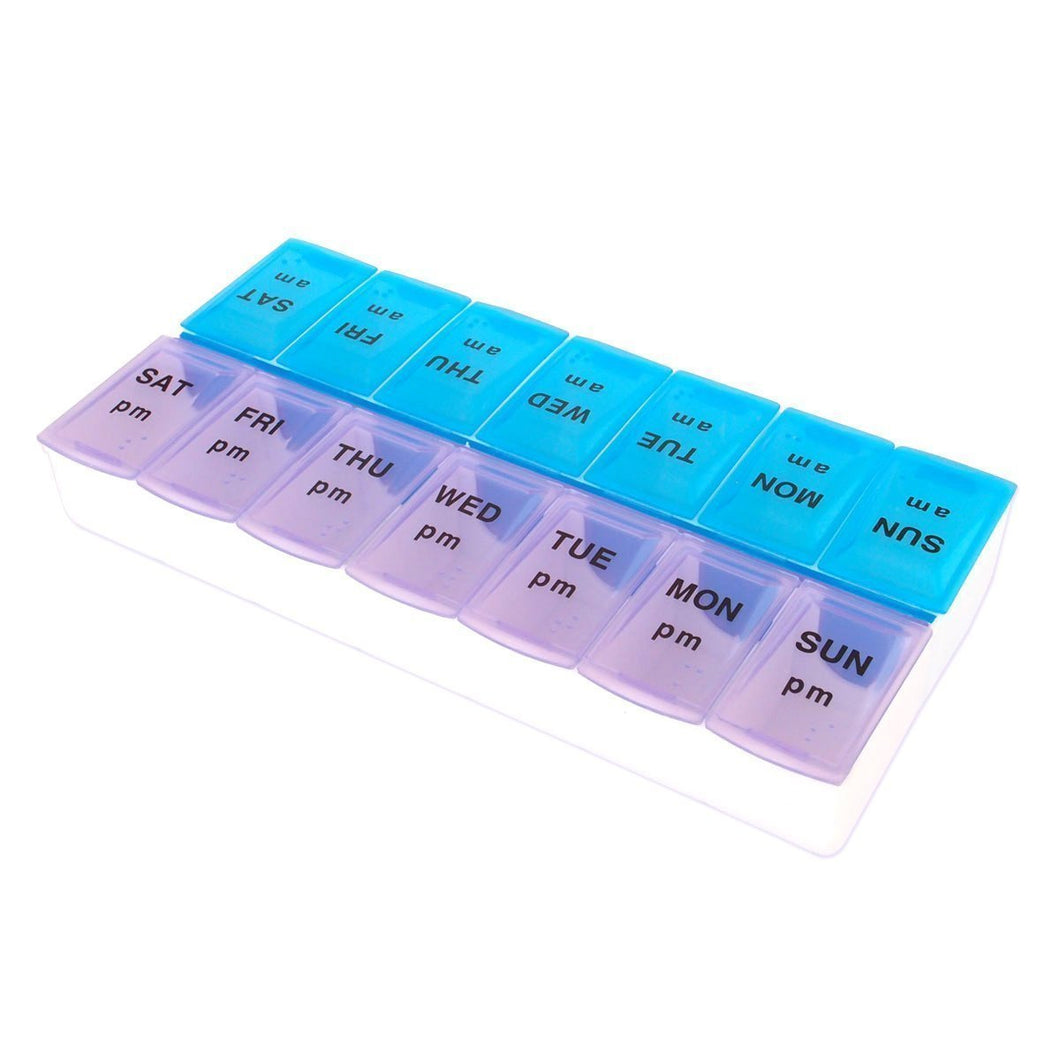 397 Tablet Pill Organizer Box With Snap Lids