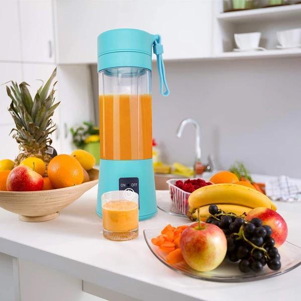 133 Portable USB Electric Juicer - 6 Blades (Protein Shaker)