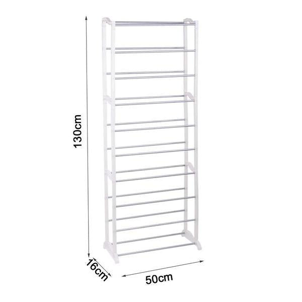 210 Stackable Shoe Rack Storage Shelves (10 Tier)