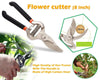 VaCalvers Gardening Tools - Gardening Gloves and Flower Cutter/Scissor/Pruners