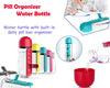 365 -7 Days Pill Tablet Medicine Organizer with Water Bottle 600ml