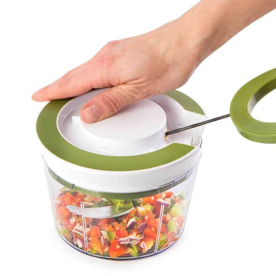 VaCalvers Kitchen combo - Manual 2 in 1 Handy smart chopper for Vegetable Fruits with spiral cutter