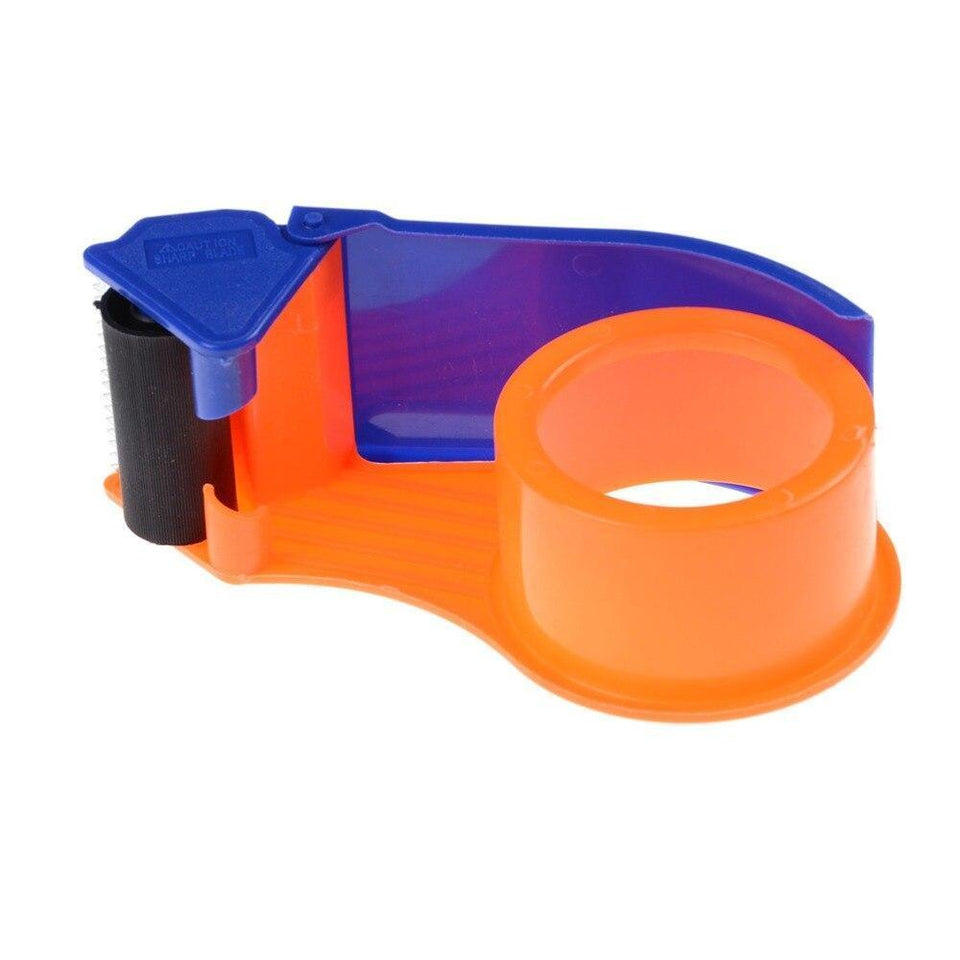 456 2 Inch Plastic Handy Packaging Tape Dispenser, Packaging Tape Cutter Machine, Packaging Boxes Roll Roller Cutter Parcel Cartoon Sealer, Packing Tool